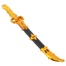 3St Gouden Plastic Kindersabel Rollenspel En Feestelijke Cosplay