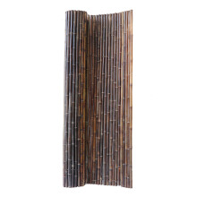 Roll of Bamboo Screen for garden fencing - L200 x W3 x H200 cm - Black
