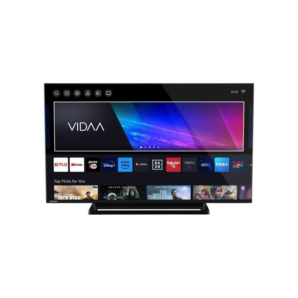 Toshiba 43Qv3363dg - Tv Qled 43'' (108 Cm) - 4K Uhd 3840X2160 - Hdr - Smart Tv - 3Xhdmi - Wifi