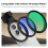 67mm Press-on ND2-32 Phone Lens Filter Kit, Multi-Coated Variable Neutral Density Light Reduction Filter Compatible with iPhone 17/16/15/14/13/12, 4