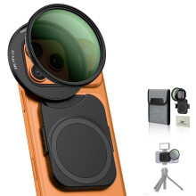 67MM Magnetic Phone Filter Mount Adapter with Variable ND2-128 (7 Stop) ND Filter for iPhone 17/16/15/14 Pro Max, 17/16/15/14 Pro, 17/16/15/14 Plus,