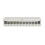 Desktop Patch Panel - For Keystone Modules - 12-port - Shielded - Patch field - Surface mounting - Grey 2