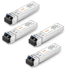 10GBase-LR SFP+ Transceiver, 10G LC Single Mode Module DDM, 1310nm, 10km for Cisco SFP-10G-LR, Meraki MA-SFP-10GB-LR, Ubiquiti UF-SM-10G, Mikrotik,