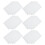 200Sheets White Loose Leaf Punched Paper Reusable Sticker Album Refill 1