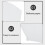 200Sheets White Loose Leaf Punched Paper Reusable Sticker Album Refill 9