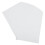 200Sheets White Loose Leaf Punched Paper Reusable Sticker Album Refill 11