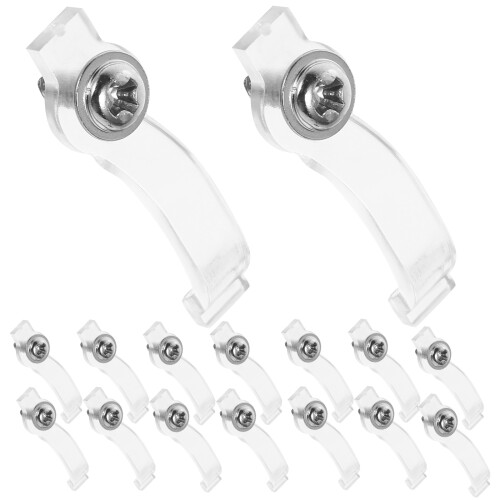 200Pièces Clips Fixation Monocôté Pour Bandes LED Étanches Colorées 2