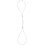 2Pièces Durable Pour Suspension Rideaux Métal Argent 2