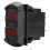 Indicateur Voltage Double 12-24V Noir Écran Digital 9