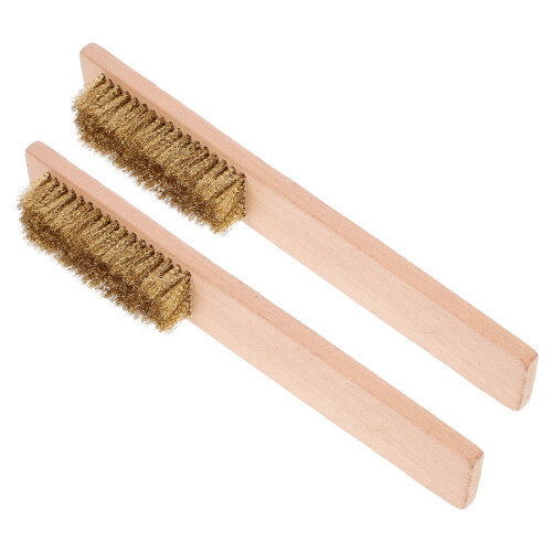 6Pièces Élastique Cire Snowboard Manche En Bois Couleur Khaki 1