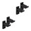 2Ensembles Porte-Arc Mural Noir ABS Support Durable Pour Tir 7