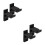 2Ensembles Porte-Arc Mural Noir ABS Support Durable Pour Tir 8