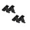 2Ensembles Porte-Arc Mural Noir ABS Support Durable Pour Tir 6