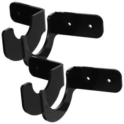 10Paires Support Décoratif Noir Pour Rangement Battes