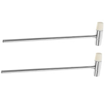 8Pièces Mini Marteaux Métal Portables Argentés Pour Réparation