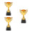 3Pièces Trophées Pour Événements Jeux De 8