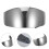 2Pièces Visière Remplacement Casque Pièce Argenté Confort Vent 11