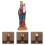 2Pièces Figurine Résine Décor Maison Couleurs Vives 9