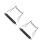2Pièces Support Camping Aluminium Noir Extérieur 5
