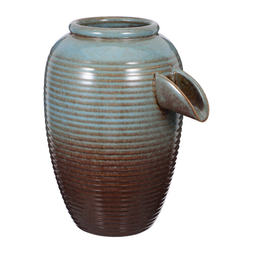 2pcs Garden Hydroponic Vase Fountain Ceramic Planter Pots 1