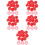 500Pièces Protection Rouge Haute Visibilité 6