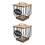 2Pcs Kitchen Coffee Pod and Filter Storage Basket with Wood Lid 6