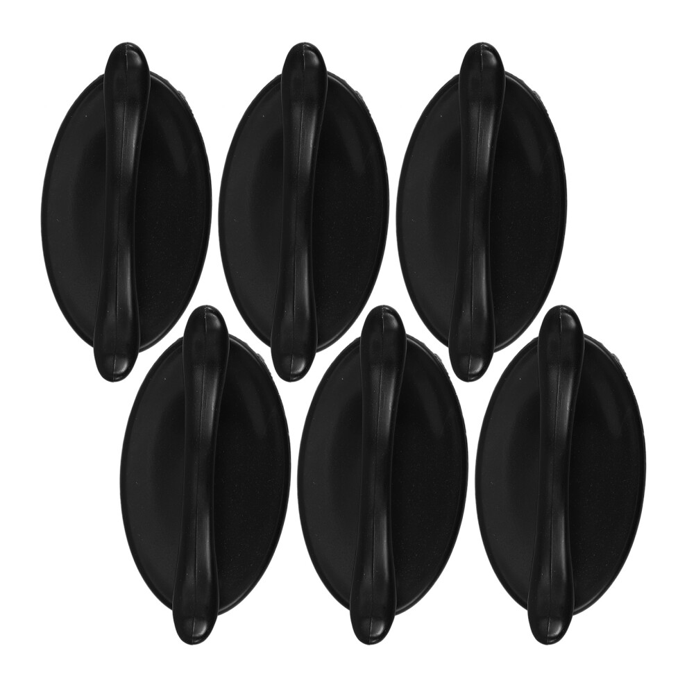 24Pcs Black Peel And Stick Round Drawer Pulls Self Adhesive Handles 3641981208114
