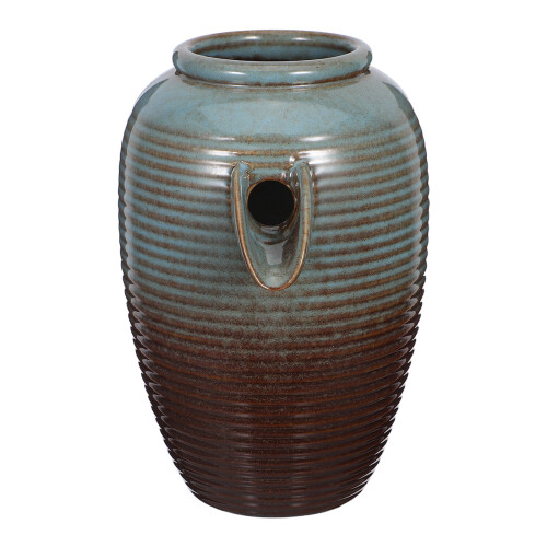 2pcs Garden Hydroponic Vase Fountain Ceramic Planter Pots 2