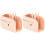 2Pièces -Robinet Bébé En Silicone Beige Protection Sécurisée 4