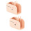 2Pièces -Robinet Bébé En Silicone Beige Protection Sécurisée 9