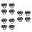 3pcs Tv Remote Holder Wall Mount Storage Box Self-Adhesive Wall Storage Rack Home Use 7