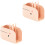 2Pièces -Robinet Bébé En Silicone Beige Protection Sécurisée 5