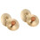 4Pièces Cymbales À Main Dorées Percussion Pour Enfants Jouets 6