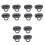 3pcs Tv Remote Holder Wall Mount Storage Box Self-Adhesive Wall Storage Rack Home Use 3