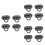 3pcs Tv Remote Holder Wall Mount Storage Box Self-Adhesive Wall Storage Rack Home Use 6