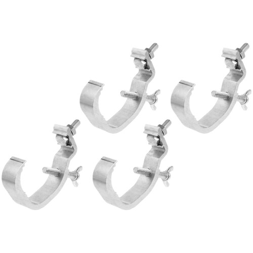 8Pcs Silver Aluminum Truss Light Hooks Sturdy Stage Clamp Clips 1