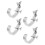 8Pcs Silver Aluminum Truss Light Hooks Sturdy Stage Clamp Clips 3