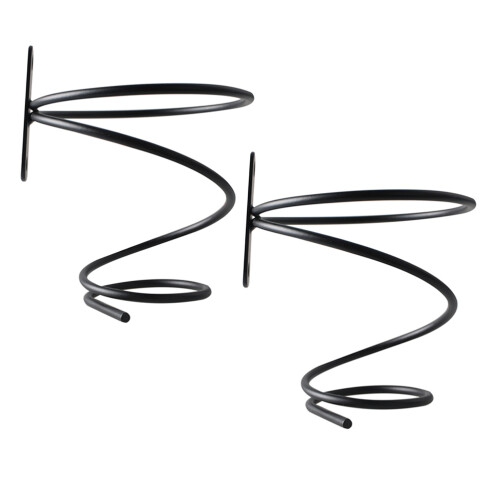 6Pcs Black Iron Wall Mounted Wine Holder for Bar and Kitchen 1
