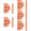 1000Pcs Orange Simulation Mini Bricks for DIY Sand Table and Kids Play 10