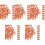 1000Pcs Orange Simulation Mini Bricks for DIY Sand Table and Kids Play 3