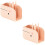 2Pièces -Robinet Bébé En Silicone Beige Protection Sécurisée 8