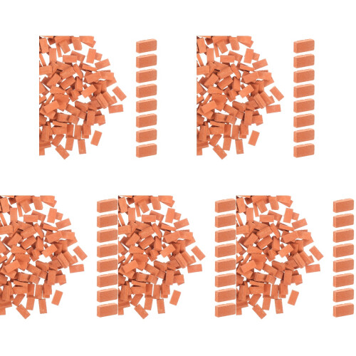 1000Pcs Orange Simulation Mini Bricks for DIY Sand Table and Kids Play 1