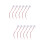 12Pcs Portable Ceramic Atomizing Pieces for USB Air Humidifier 8