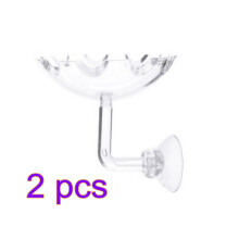 Transparent Shrimp Dish High Brightness Feeder Bowl for Reptiles