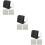 3Ensembles Ardoises Table Noires Plastique Standables Réutilisables 11