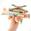 Jouet Hélicoptère En Bois Coloré Pour Enfants 3
