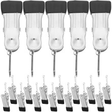 40Pcs Black Windproof Clothespins Clips Non-Slip Clothes Pegs