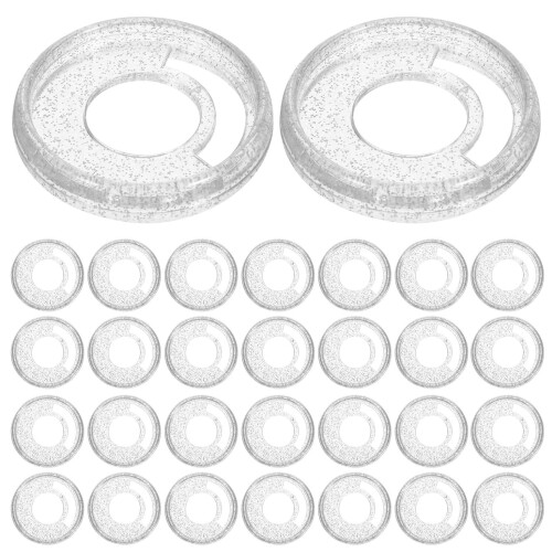 200Pièces Petits Disques De En Plastique Blancs Pour 1
