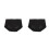 2Pcs Black Seamless Women Underpants Stretchy Comfortable Nylon 9