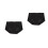 2Pcs Black Seamless Women Underpants Stretchy Comfortable Nylon 8